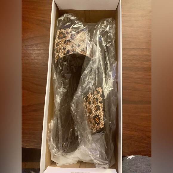 Shoe Republic LA Alise Leopard Womens sandals size 8.5 - Picture 5 of 7